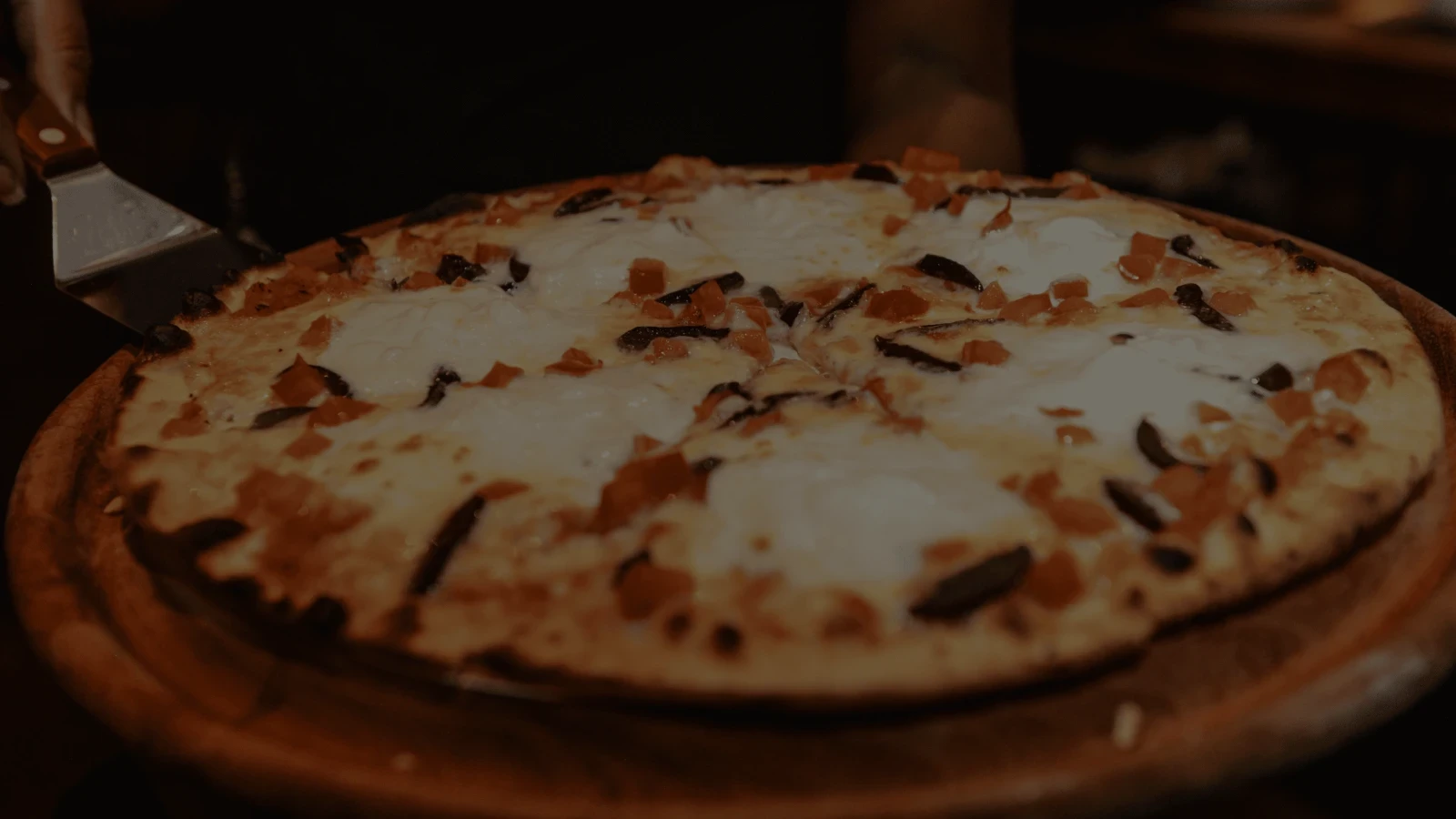 Pizza Burrata Pizzaria Bambina Bauru